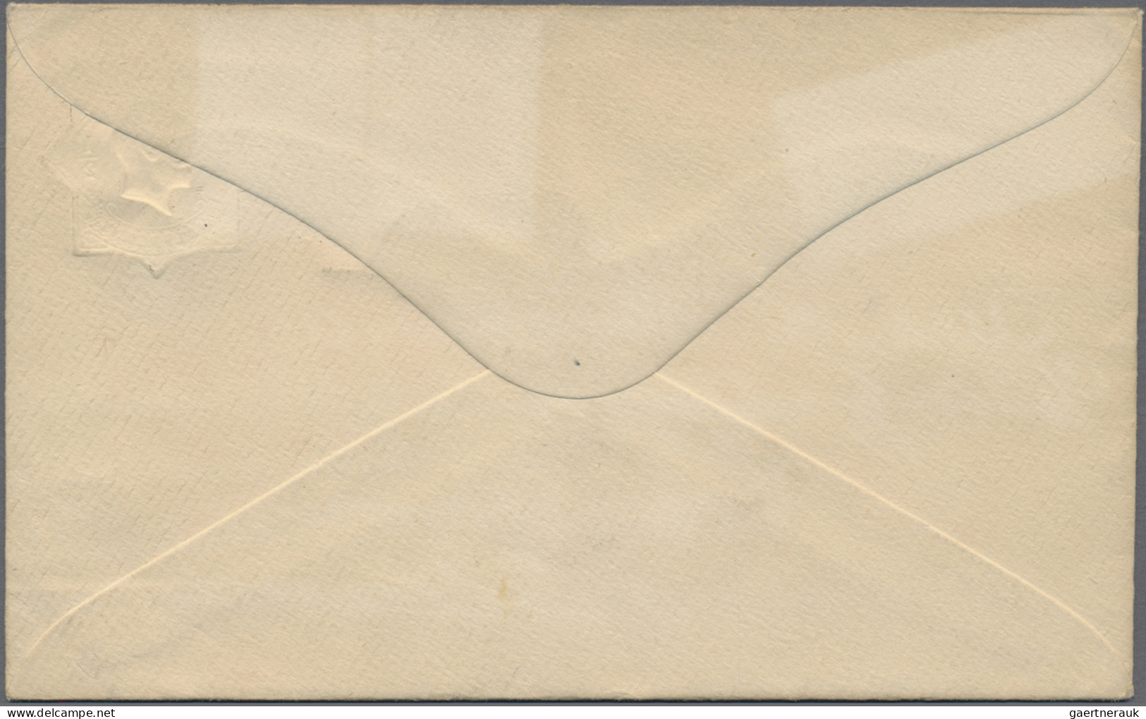 Australia - Postal Stationery: 1920, Stationery Envelope KGV Star 1/2d On Cream - Postal Stationery