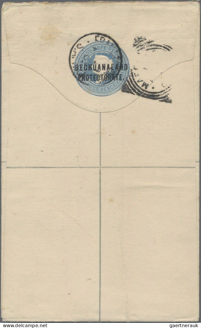 Betschuanaland - Postal Stationery: 1899 Postal Stationery Registered Envelope 4 - Africa (Other)