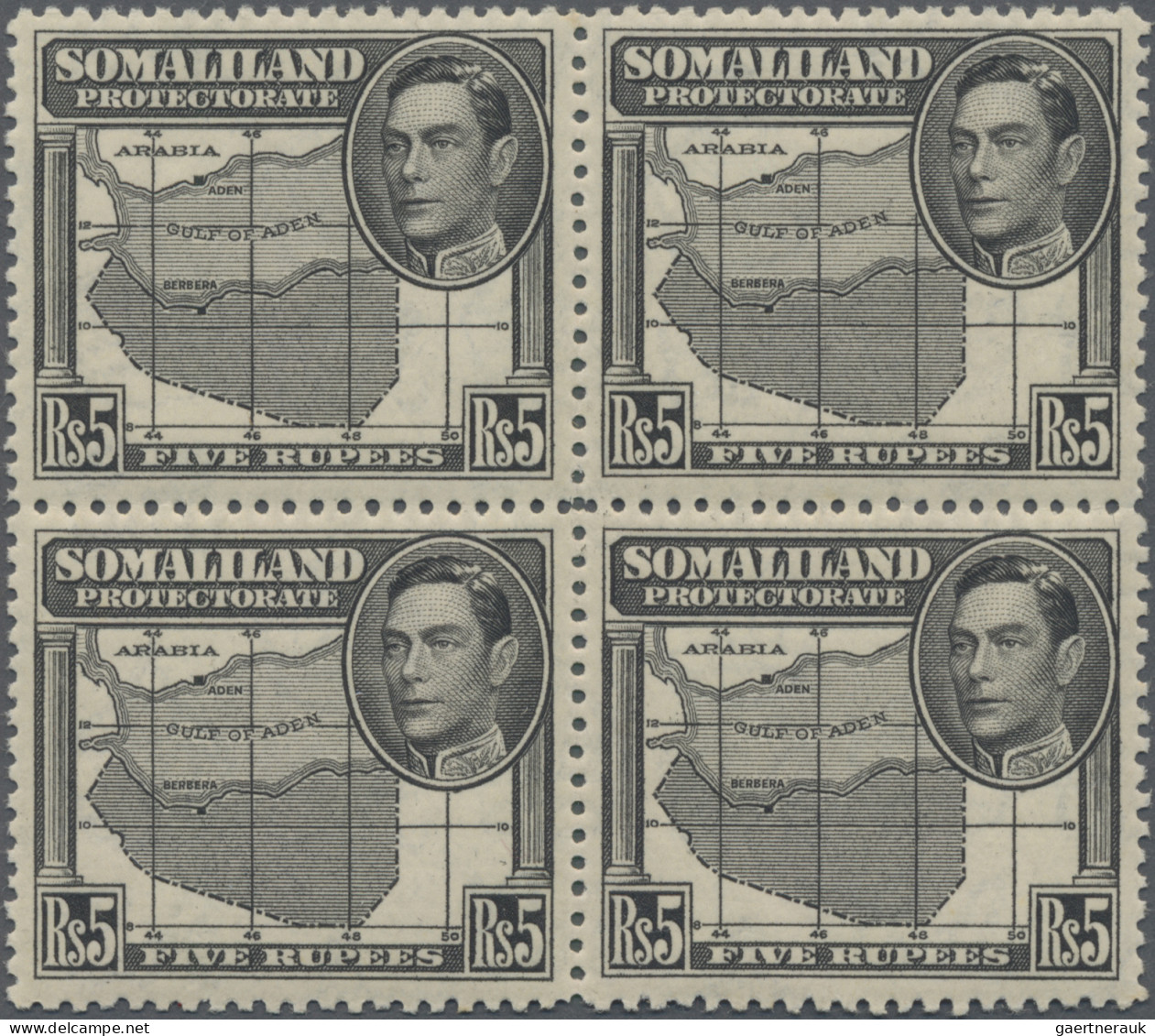 British Somalia: 1938, KGV, "portrait Faces Left", Complete Set Used/cto. In Add - Somalie (1960-...)