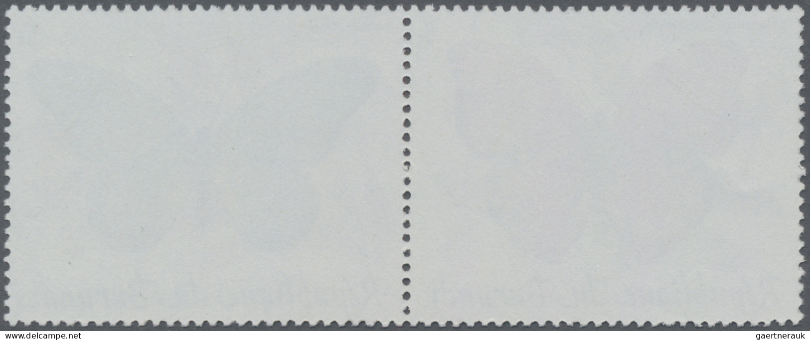 Burundi: 1984: Butterflies, Se-tenant 5 pairs of perforated (COB 385 €) and impe