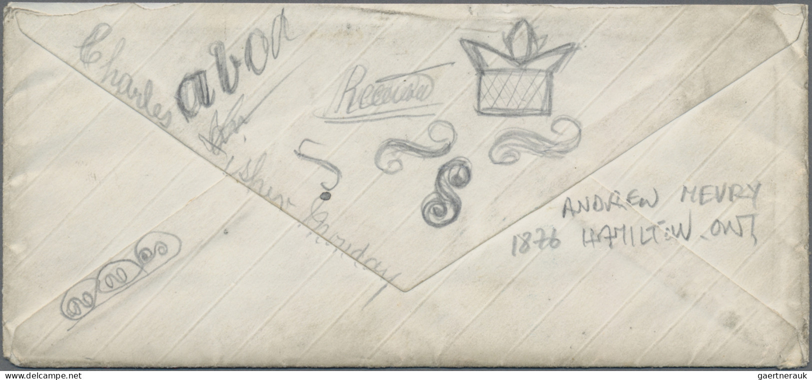 Canada: 1870 5 C. Resp. 2 C.+ 3 C. Each Of 1876 Covers From Hamilton To Galashie - Other & Unclassified