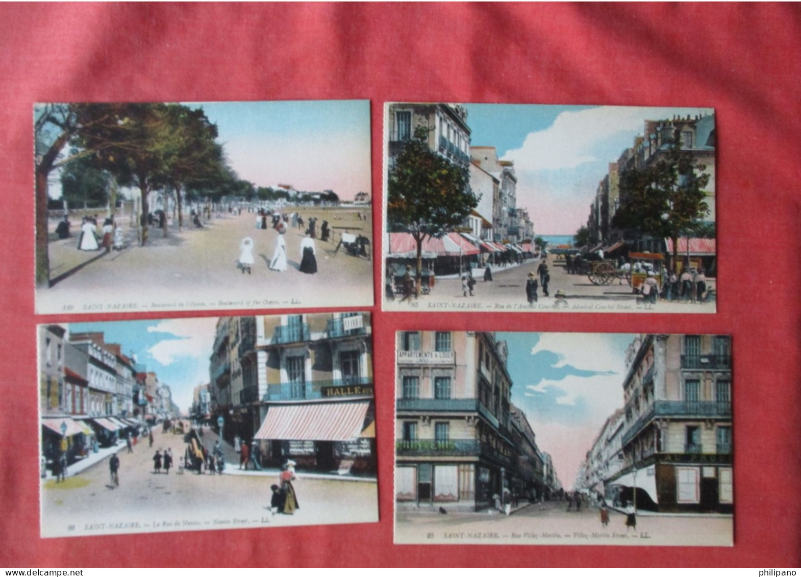 Lot Of  4 Cards. Saint Nazaire  France > [44] Loire Atlantique    Ref 6397 - Saint Nazaire