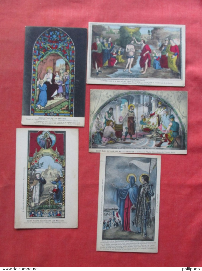 Lot Of  5 Cards. Christianity > Saints Ref 6397 - Saints