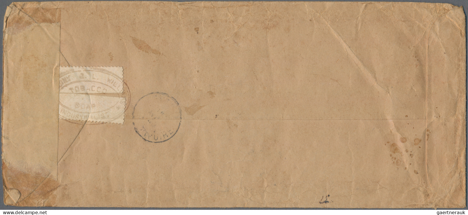 Gold Coast: 1909-1948 Three Unusual Covers: 1.) 1909 Cover From London To Axim, - Costa D'Oro (...-1957)