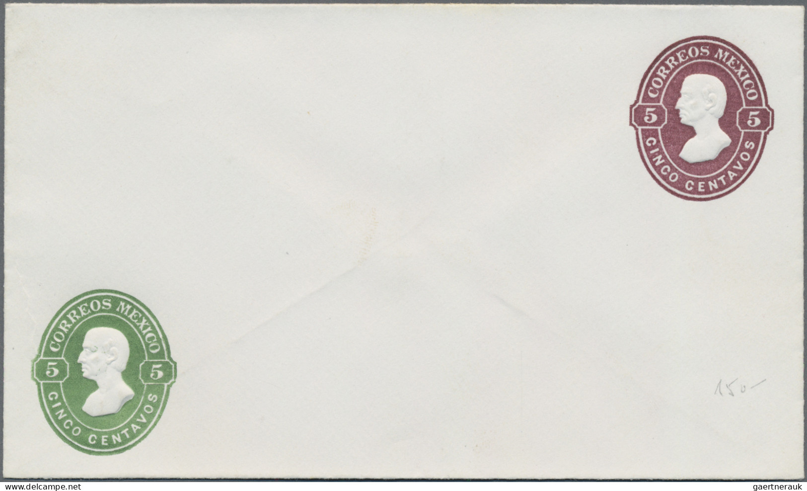 Mexico - Postal Stationary: *** The HIDALGO Postal Stationery Envelopes Of Mexic - Mexico
