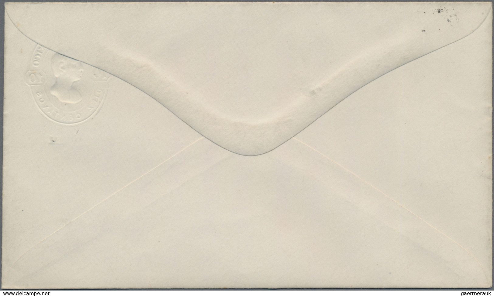 Mexico - Postal Stationary: 1874, Envelopes 10 C. Green Resp. 25 C. Blue With Di - Mexico