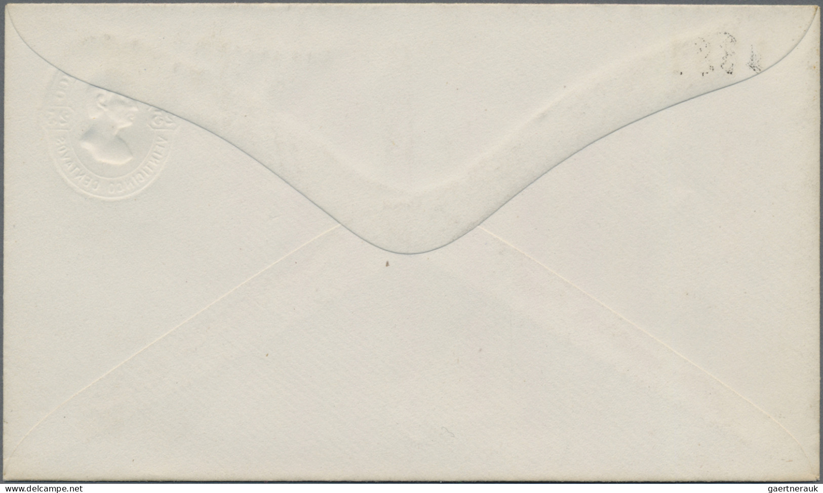 Mexico - Postal Stationary: 1881, Envelope 25 C. With District Ovpt. 1381 And Bl - México