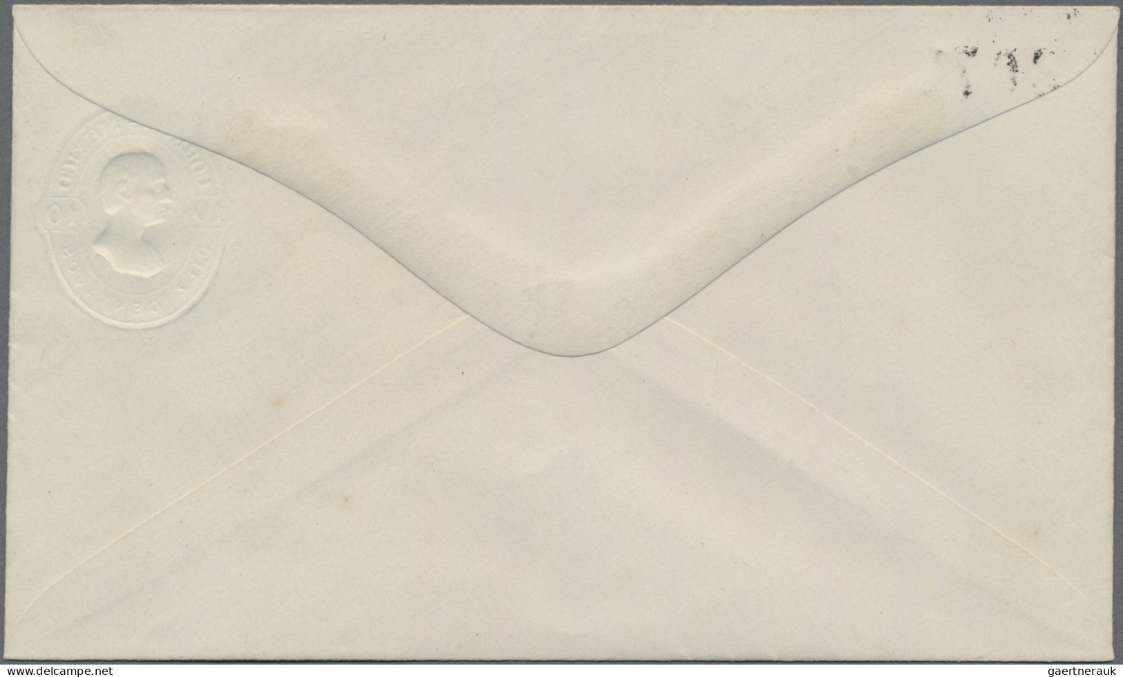 Mexico - Postal Stationary: 1882, Envelopes, 10 C. With Green "Habilitado" And D - Mexiko