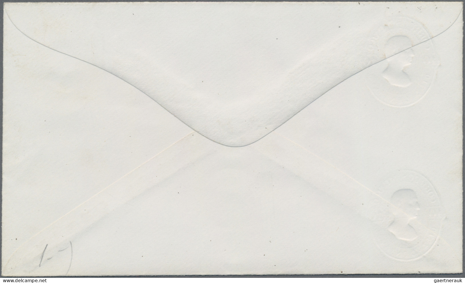 Mexico - Postal Stationary: 1883, Envelope 5 C. Brownish Violet With Extra Impri - Mexiko