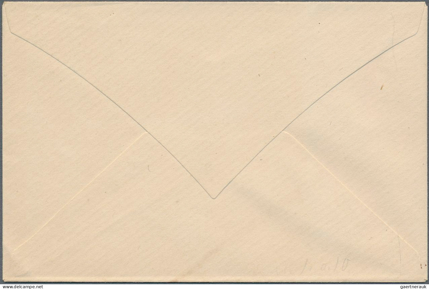 Central Kongo: 1908, Stationery Envelope 5c. Green/blue "Panther", Two Unused Co - Other & Unclassified