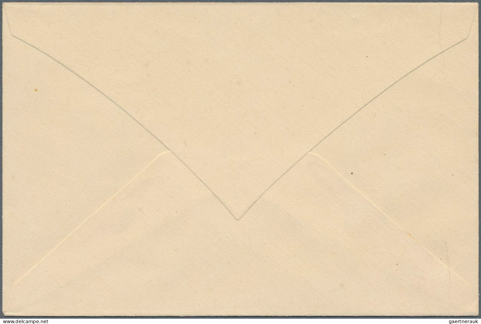 Central Kongo: 1908, Stationery Envelope 5c. Green/blue "Panther", Two Unused Co - Other & Unclassified