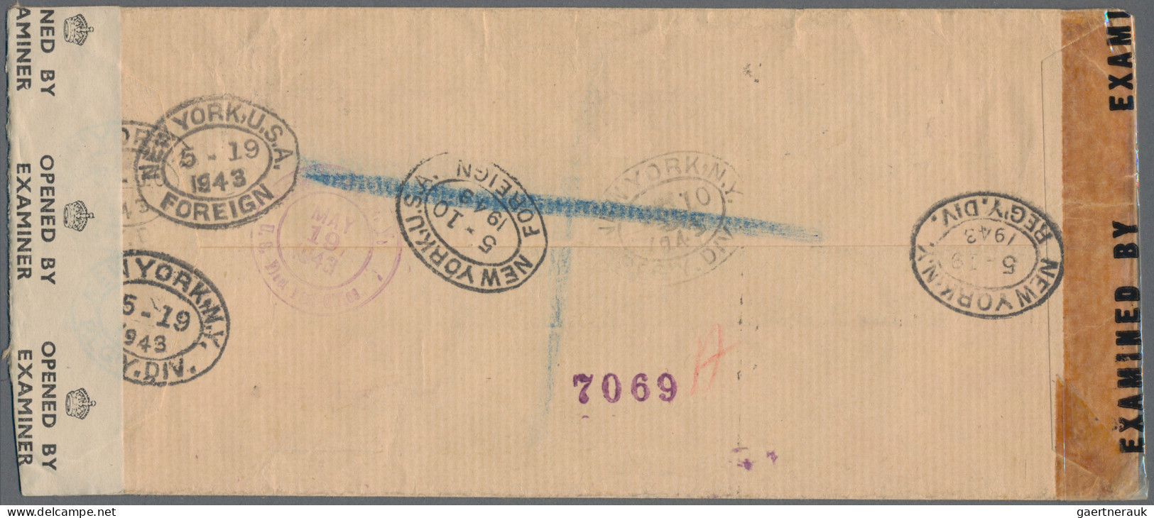 Mozambique: 1943/1945 Two Registered Covers From The Agriculural Technical Divis - Mozambique
