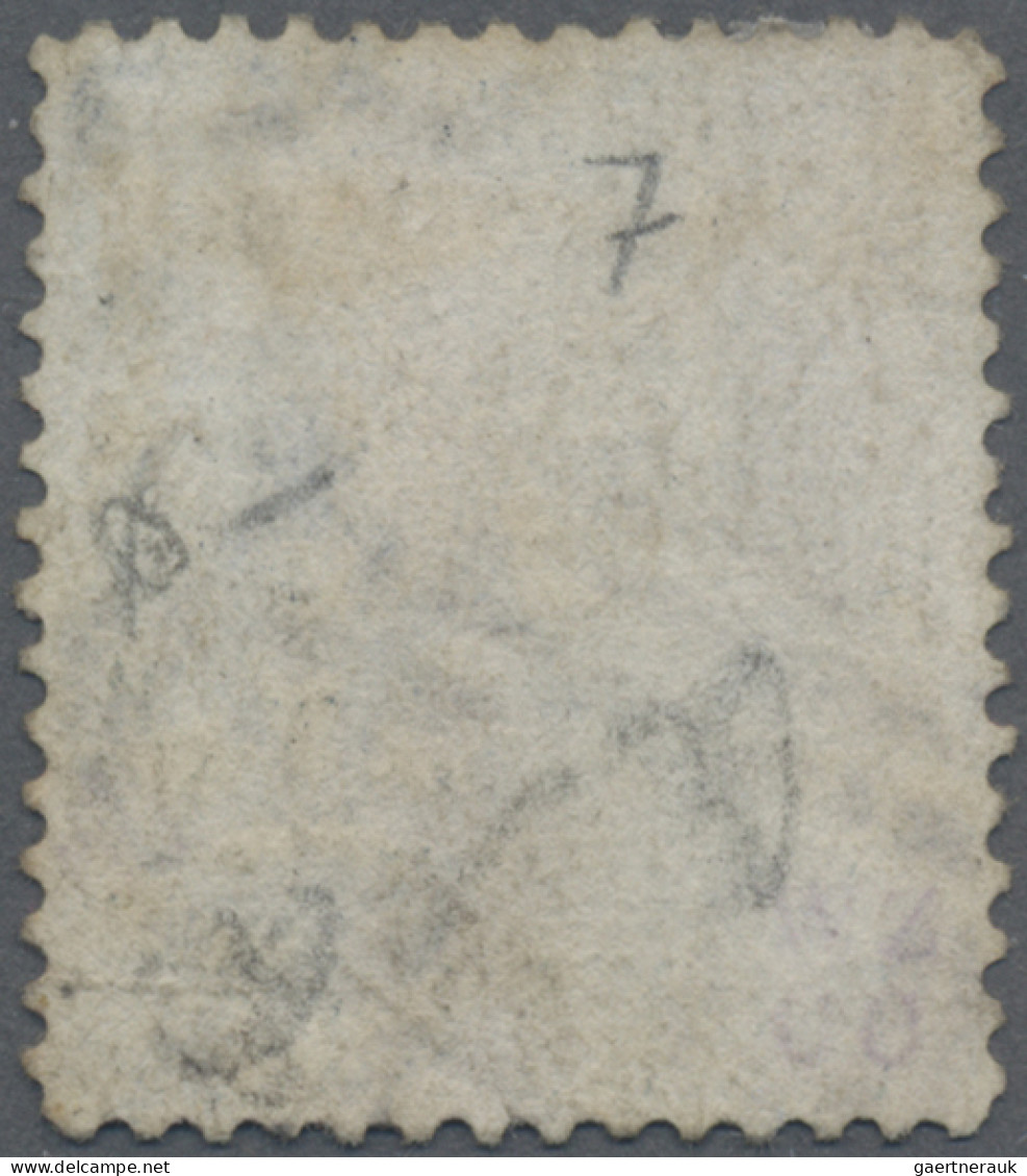 St. Lucia: 1882, Victoria Blue, Watermark Crown CA, Perforated 14, Issued As Rev - Ste Lucie (...-1978)