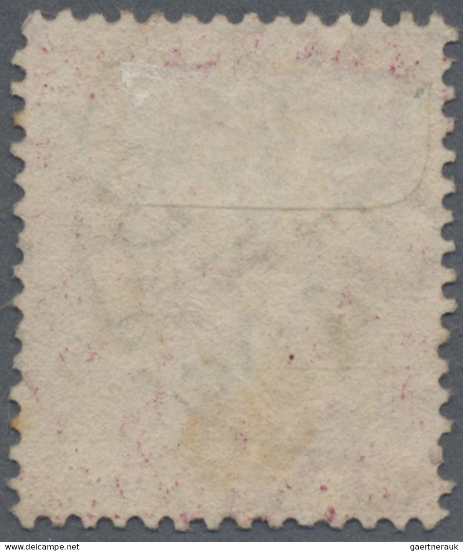 St. Vincent: 1885, 1d. Rose-red Bearing Sole Centric Strike Of French Instructio - St.Vincent (1979-...)