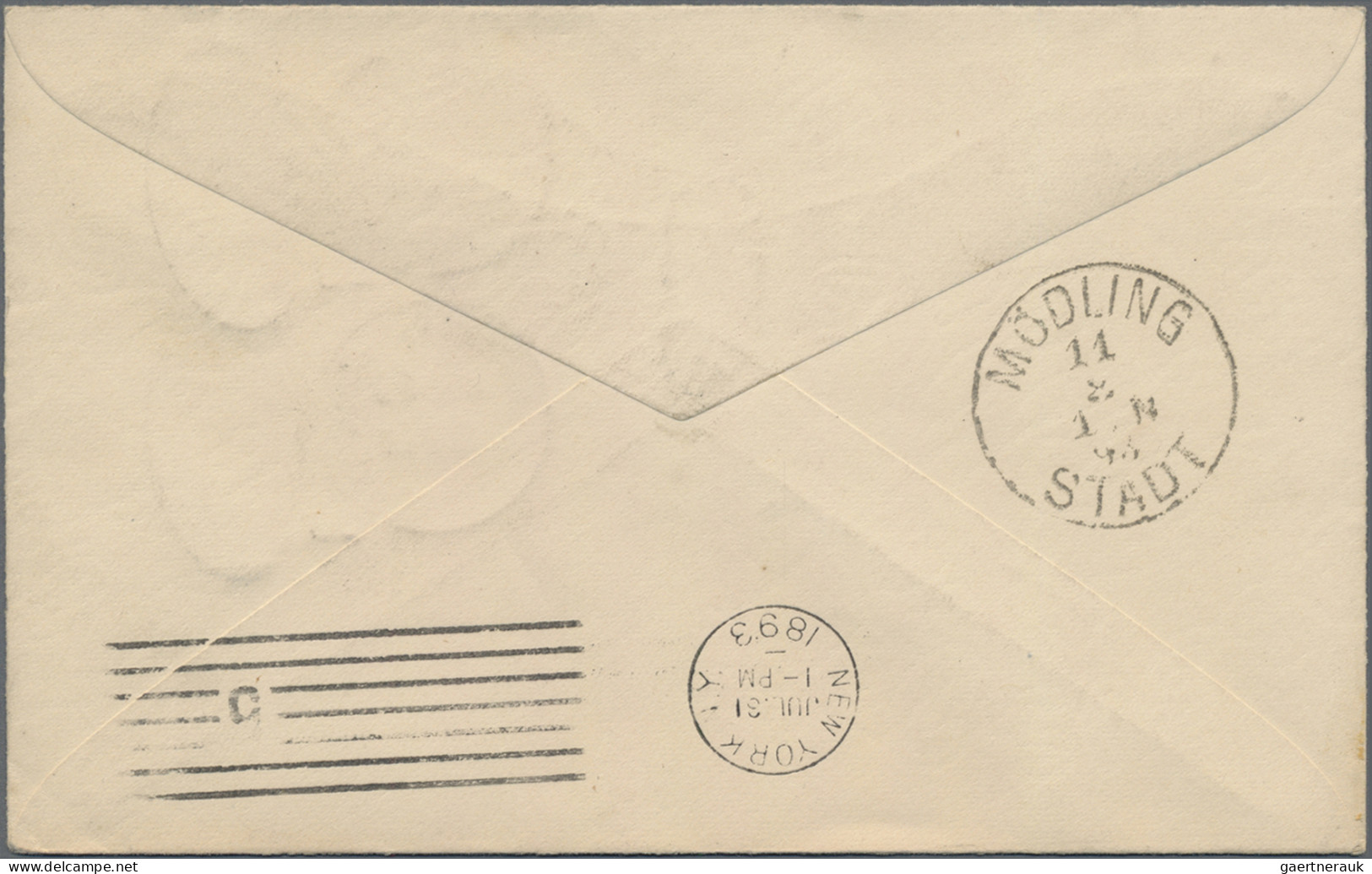 United States - Postal Stationary: 1893, Columbian Exhbition Envelope 1 C. Uprat - Altri & Non Classificati