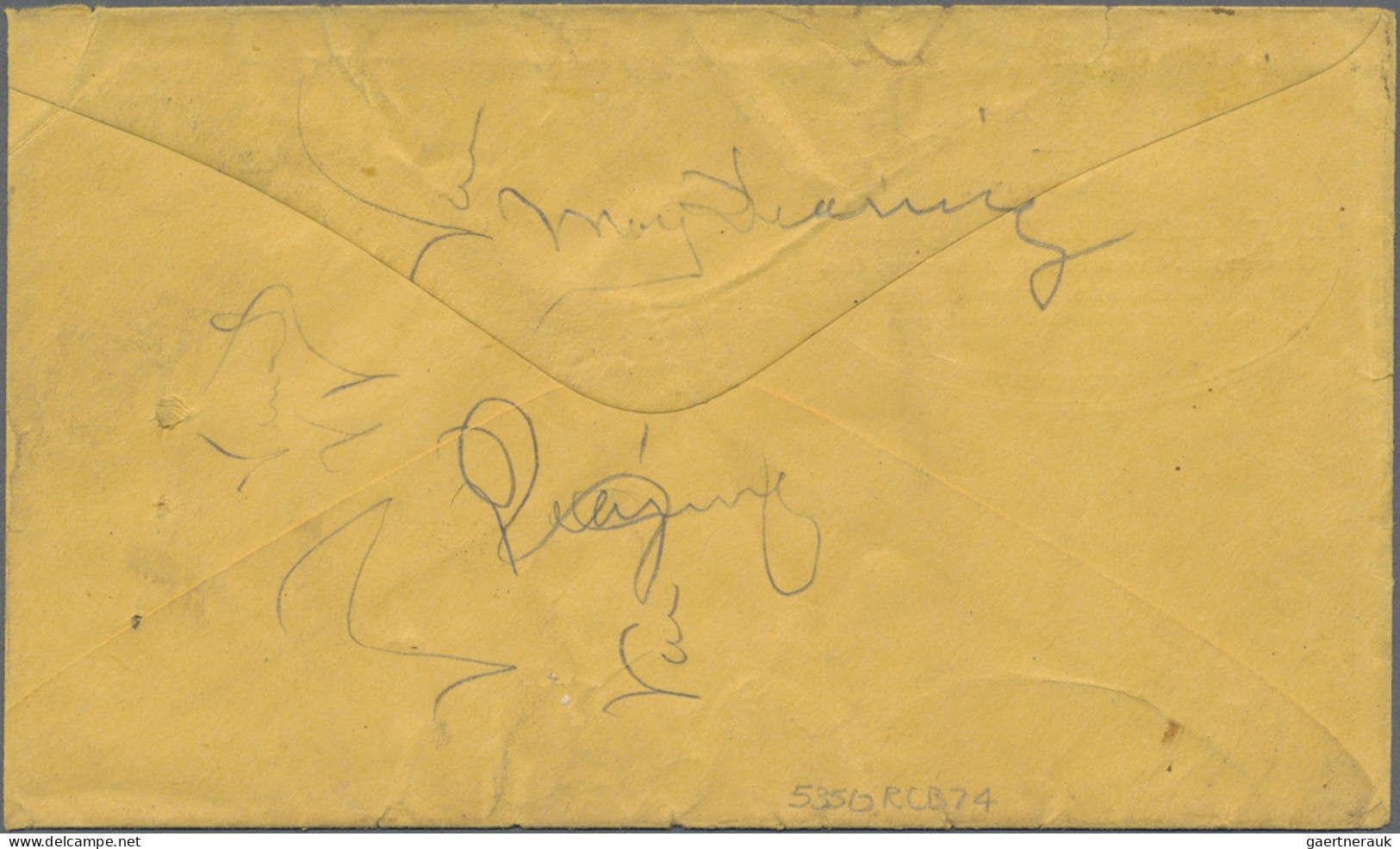 United States Of America - Post Marks: 1870, PUMPKIN HEAD, Fancy Cancel On Cover - Marcophilie