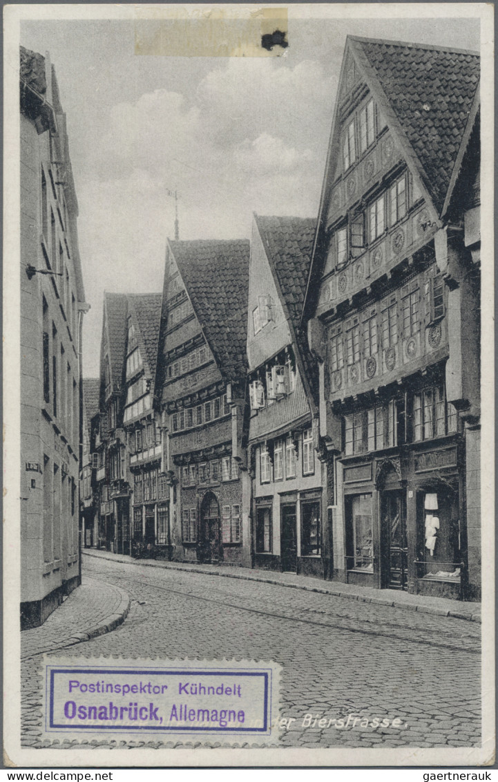 Zeppelin Mail - Germany: 1931 "Polarfahrt": Ansichtskarte (Osnabrück) Mit 2 M. P - Luchtpost & Zeppelin