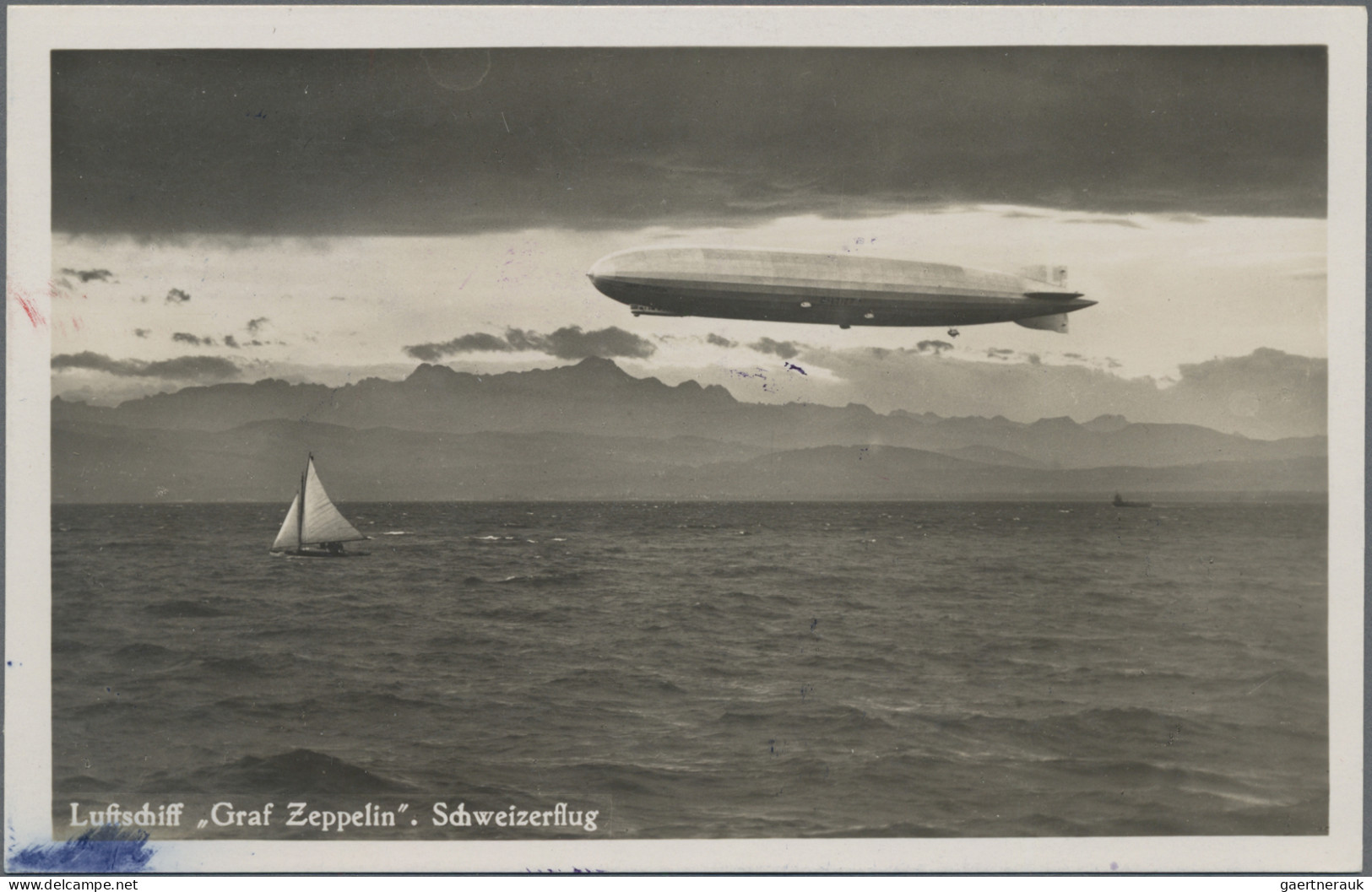 Zeppelin Mail - Germany: 1933, Saarland Flight, Combined With Catapult Flight, 2 - Poste Aérienne & Zeppelin