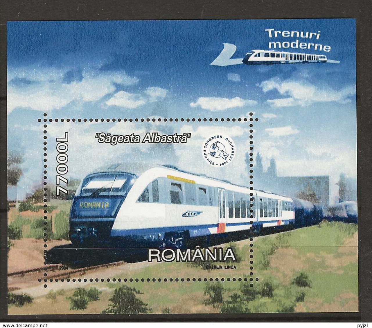 2004 MNH Romania Mi Block 337 Postfris** - Unused Stamps