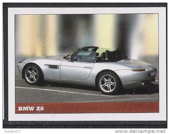 BMW Z8 Sticker - Size:70x50 Mm. Aprox. - Collection Of Vintage Cars - Otros & Sin Clasificación