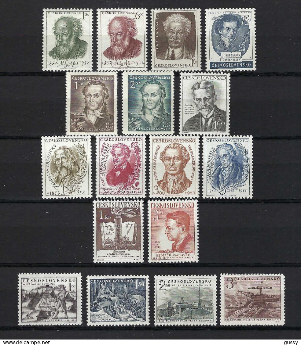 TCHECOSLOVAQUIE Ca.1945-50: Lot De Neufs* - Unused Stamps