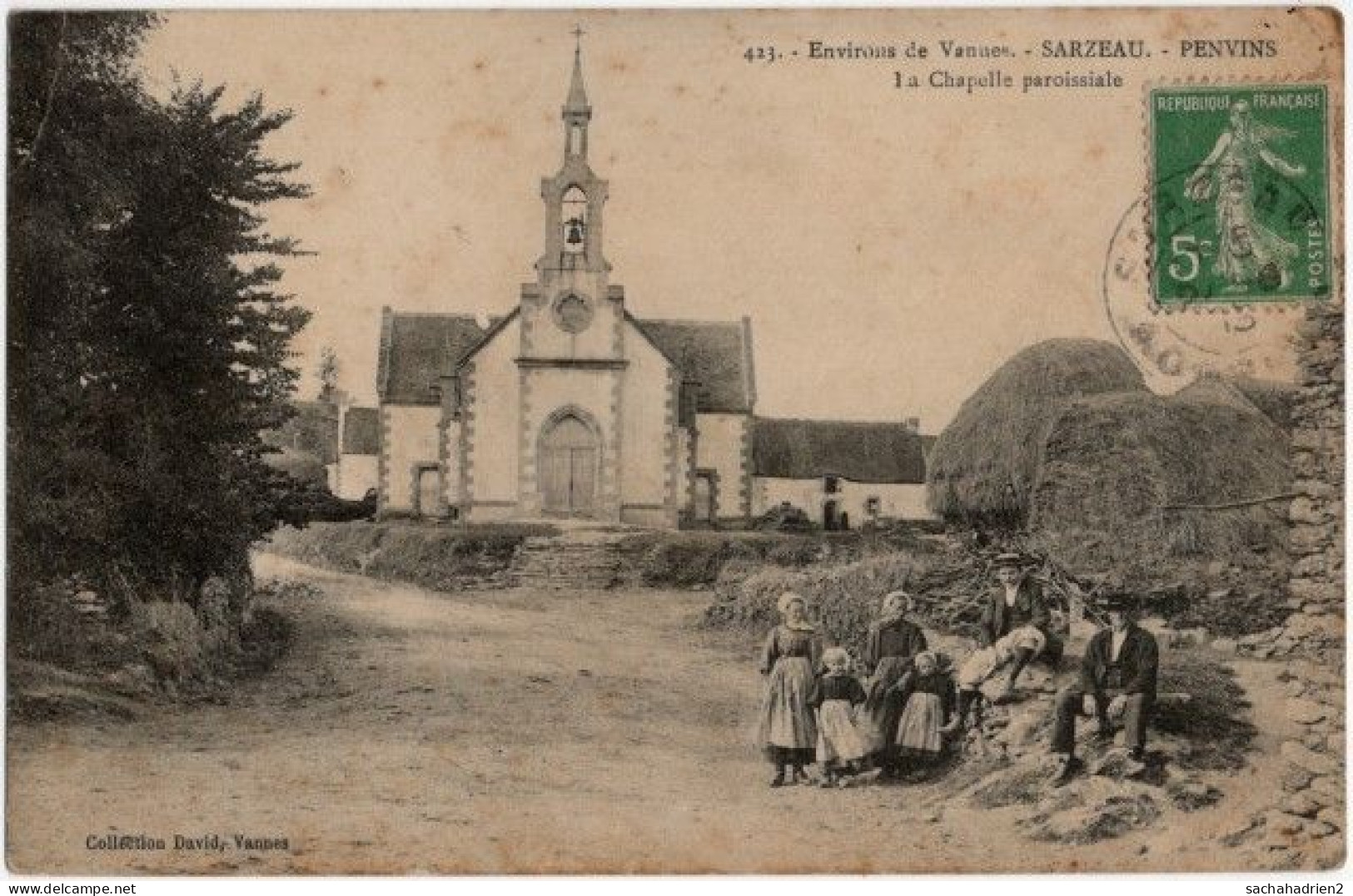 56. SARZEAU. PENVINS. La Chapelle Paroissiale. 423 - Sarzeau