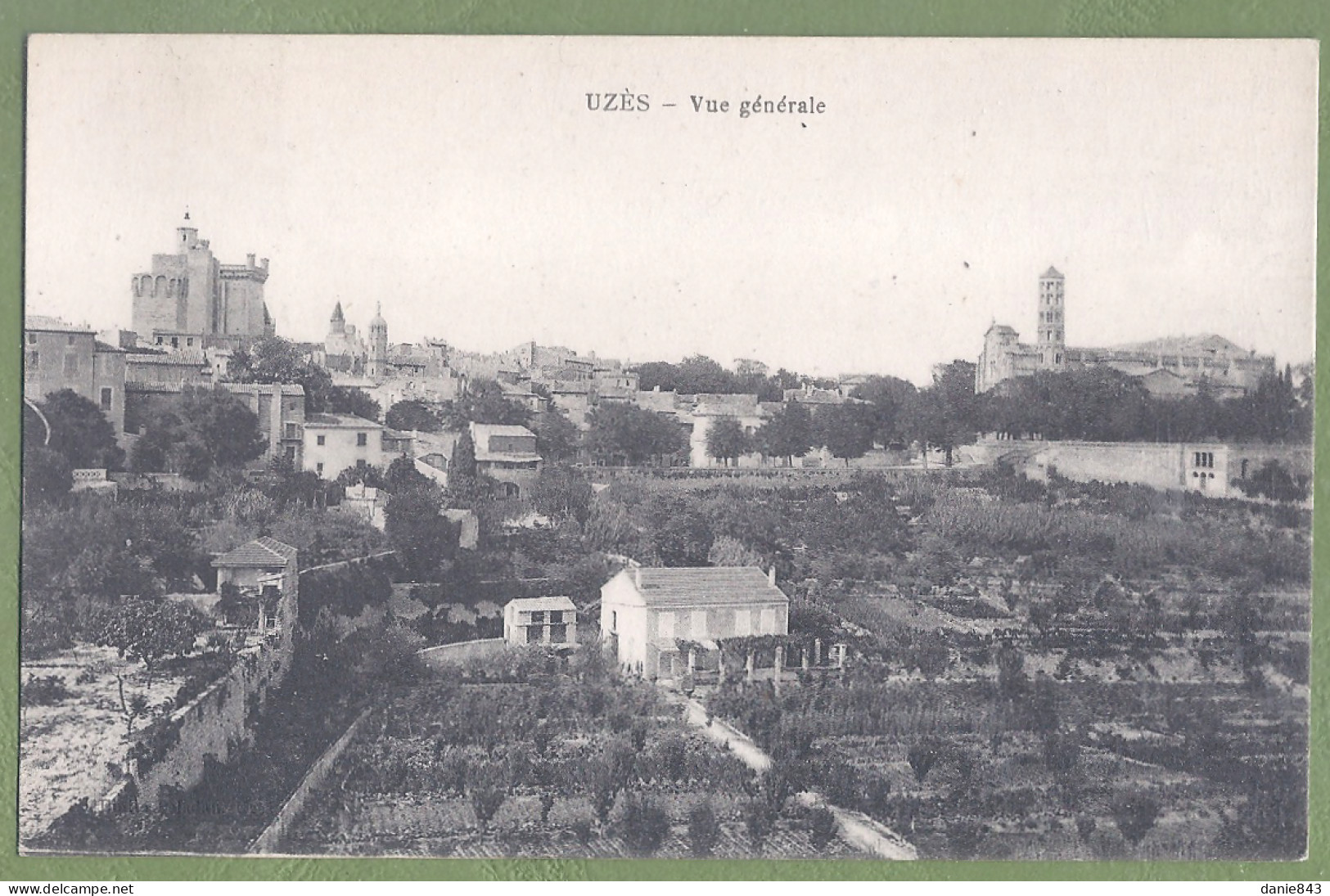 CPA - GARD - UZES - VUE GÉNÉRALE - Uzès