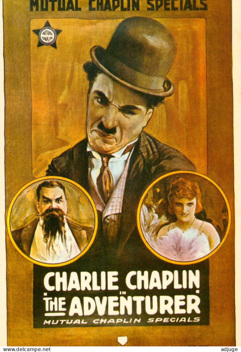 CPM* Fim " The ADVENTURER" CHARLIE CHAPLIN * Affiche Vintage* Edit. Nugeron - Posters Op Kaarten