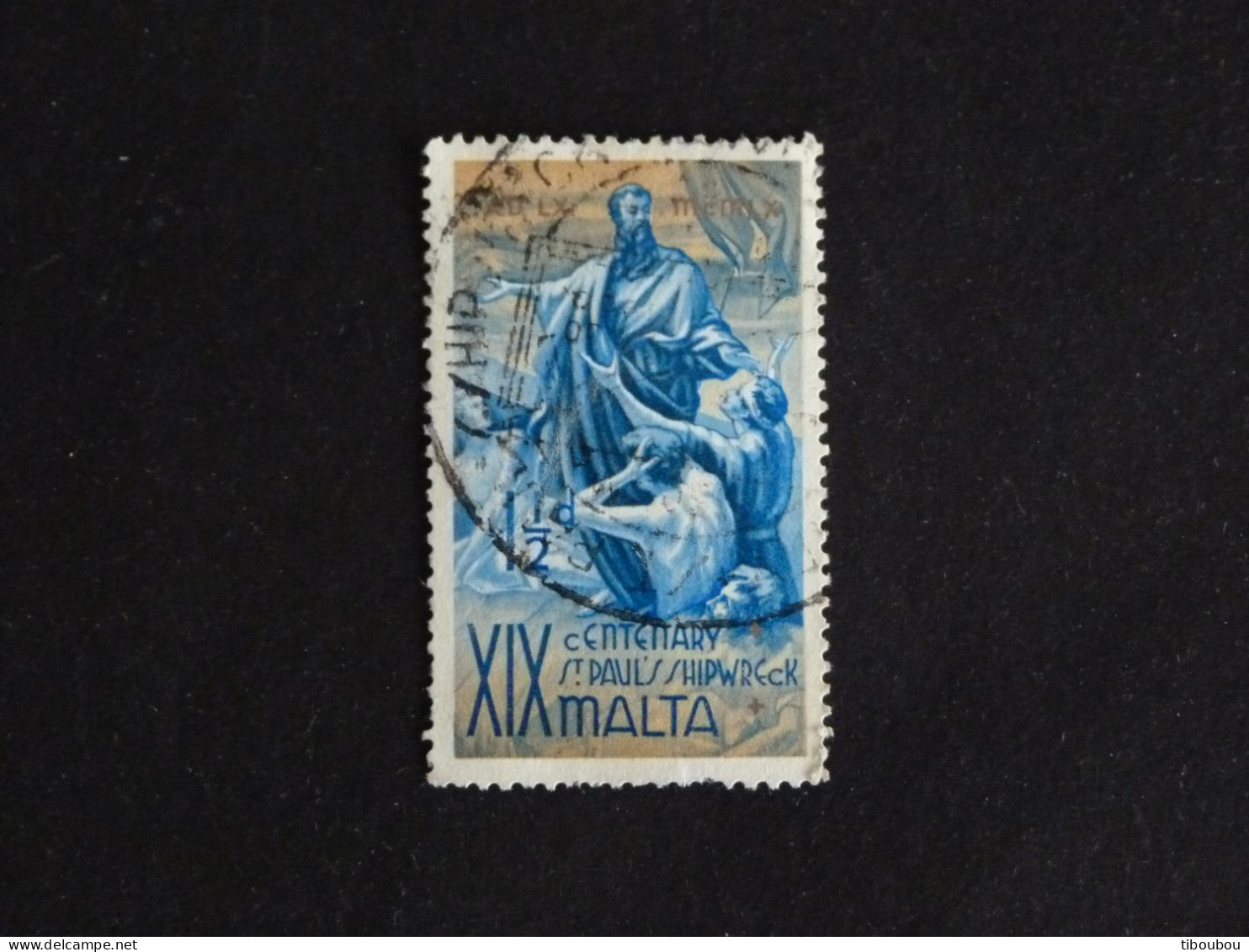 MALTE MALTA YT 268 OBLITERE - NAUFRAGE DE SAINT PAUL - Malta
