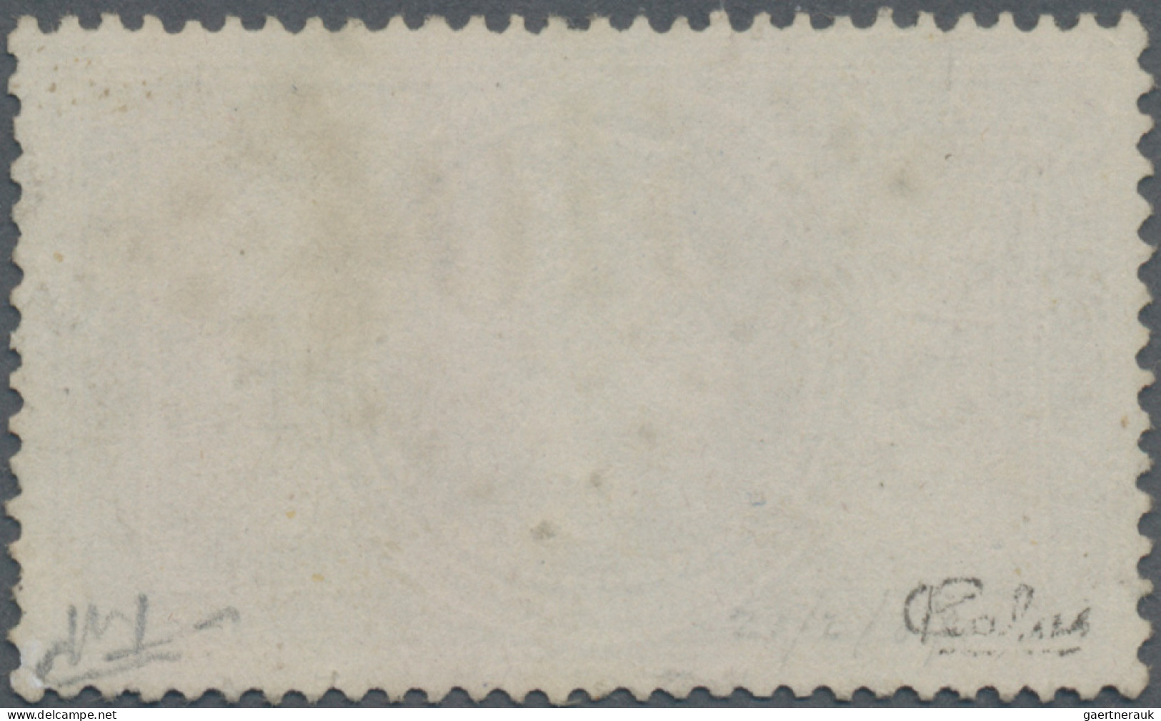 French Post In China: 1869, Napoleon 5fr. Grey, Fresh Colour, Lower Right Corner - Autres & Non Classés