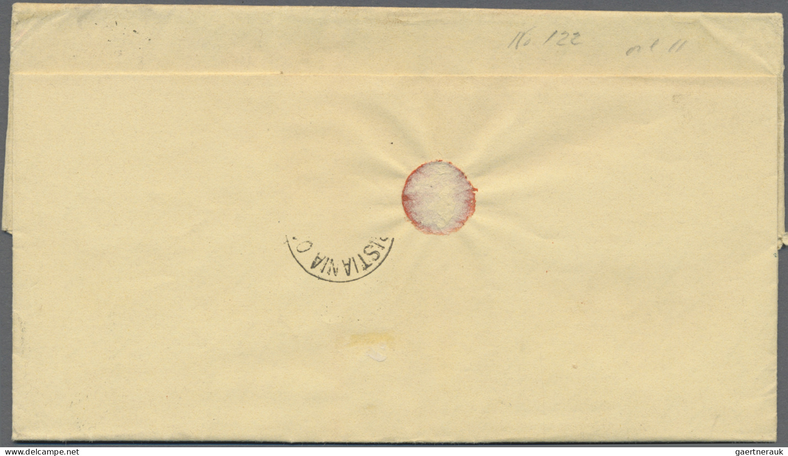 Great Britain: 1872, 6 P. Orangebraun, Links Breitrand, Tadellos Auf Brief Mit I - Lettres & Documents