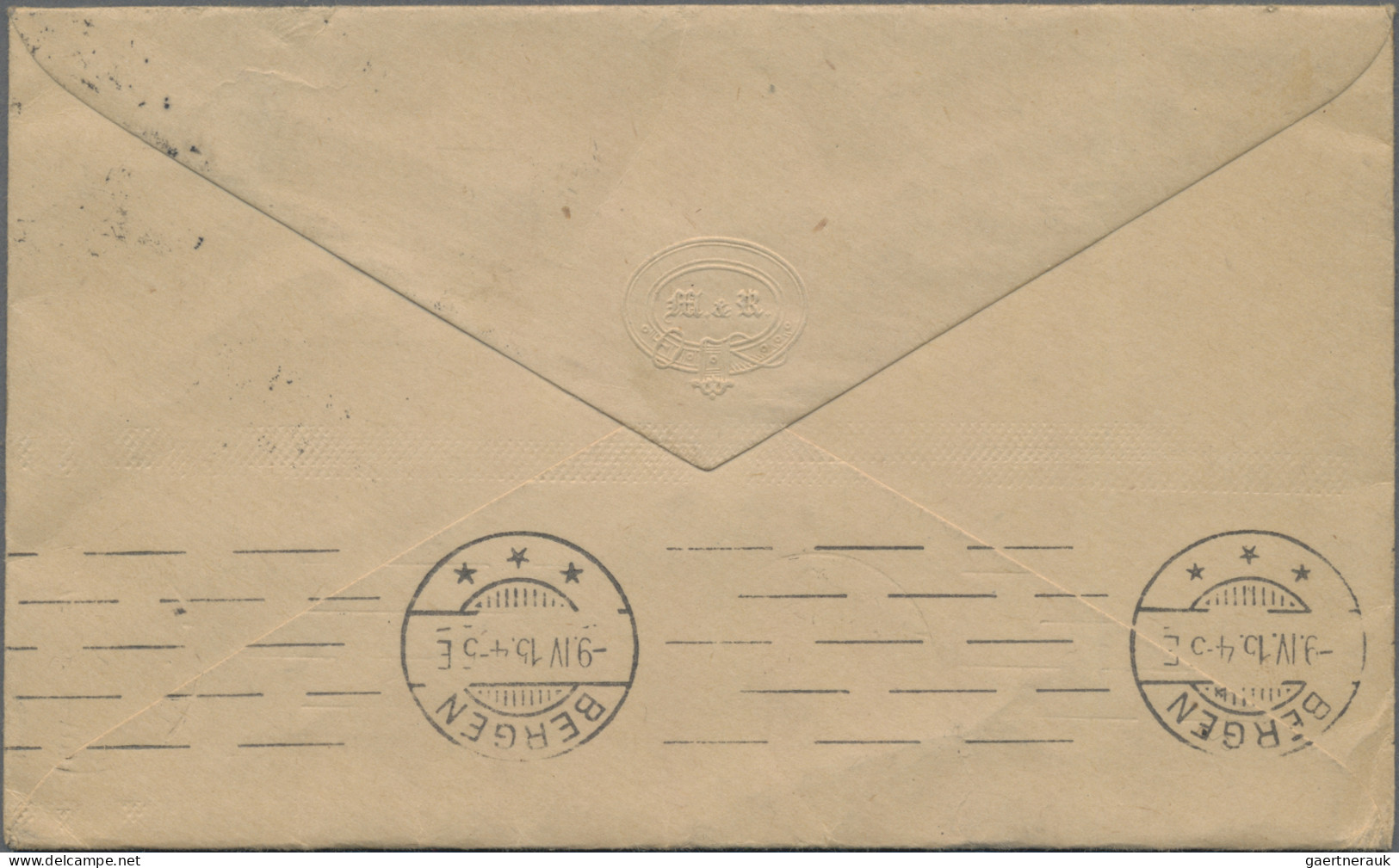 Great Britain: 1915: Censored Envelope Sent From Kirkwall To Bergen (Norway), Fr - Cartas & Documentos