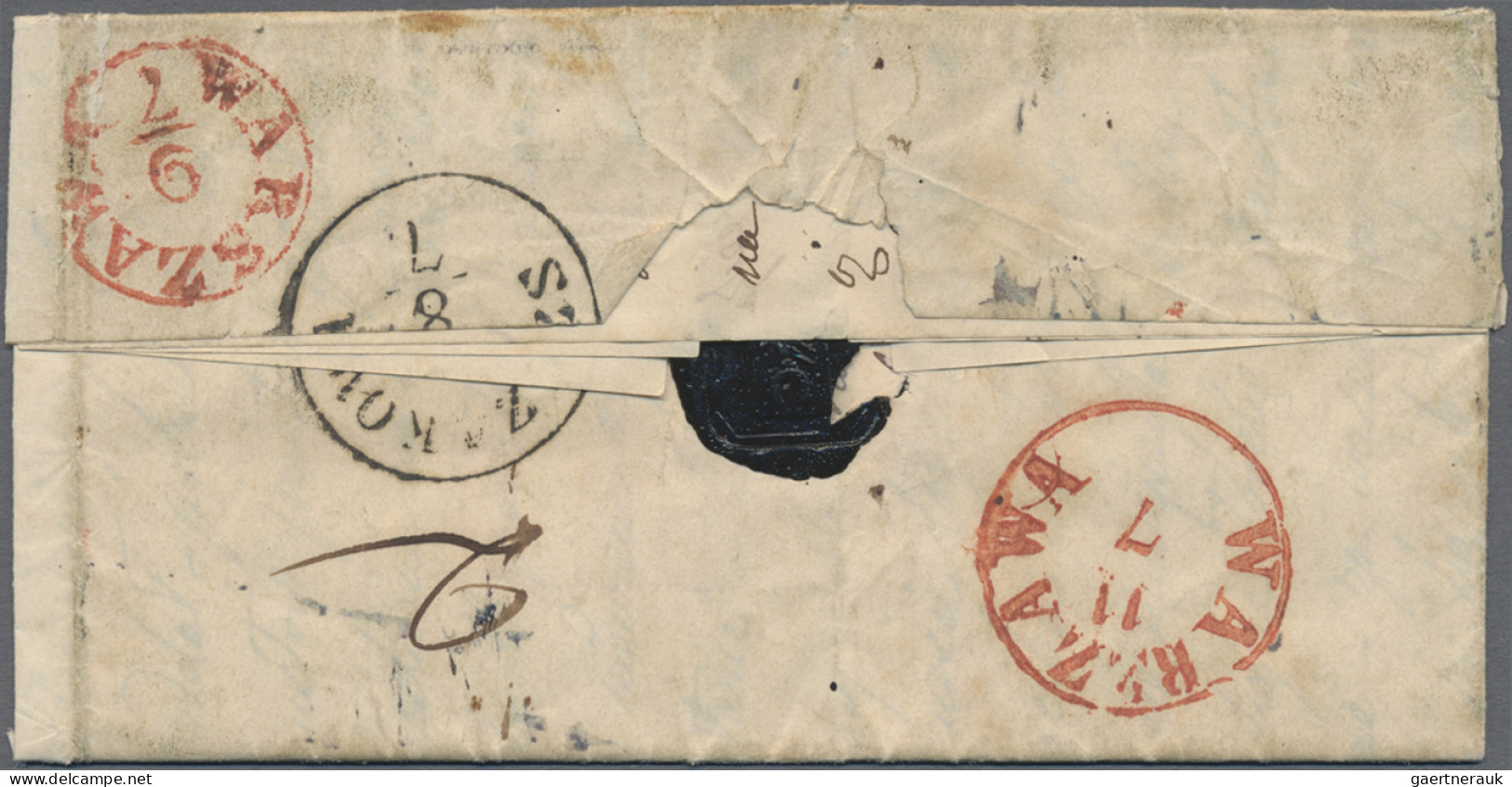 Italy -  Pre Adhesives  / Stampless Covers: 1853 (Rome - Vienna - Szczakona - Ra - 1. ...-1850 Vorphilatelie