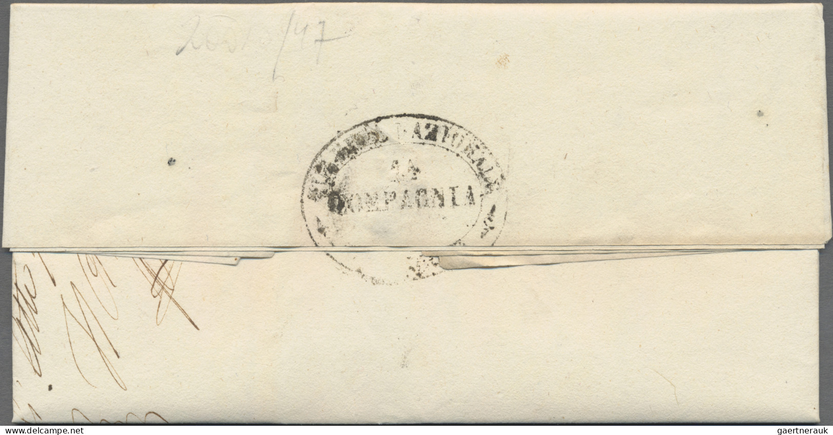 Italy -  Pre Adhesives  / Stampless Covers: 1860, Emilia, Provisional Government - 1. ...-1850 Prephilately