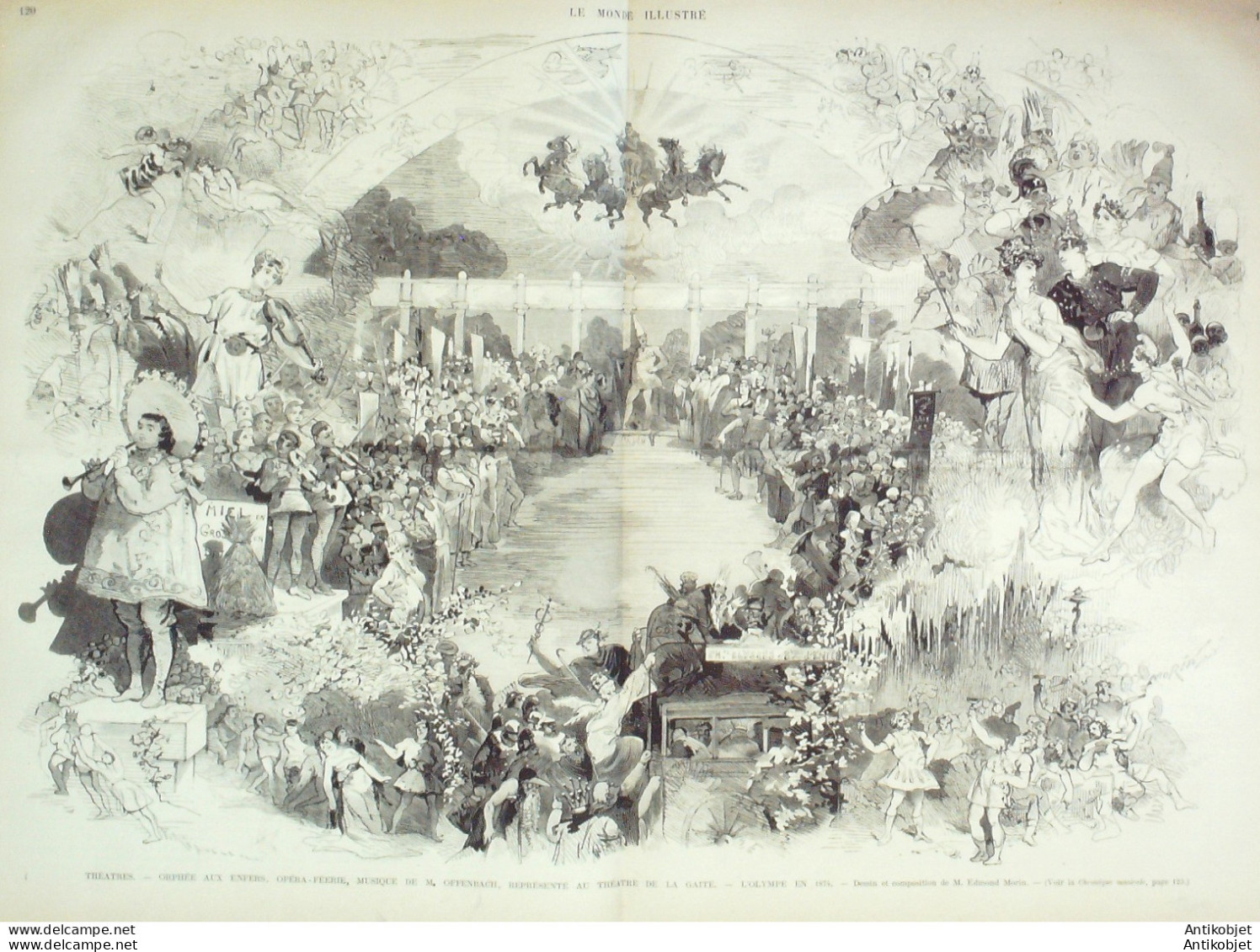 Le Monde Illustré 1874 N°880 Besançon (25) Italie Rome Carnaval Char De Cérès Russie Moscou - 1850 - 1899