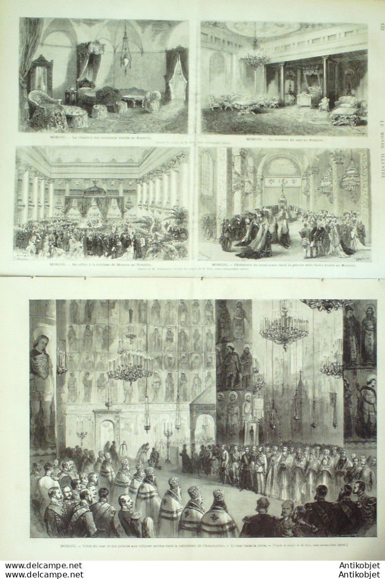 Le Monde Illustré 1874 N°881 Russie Moscou Tzar Kremlin St-Pétersbourg Angleterre Ruines Pantechnicon - 1850 - 1899