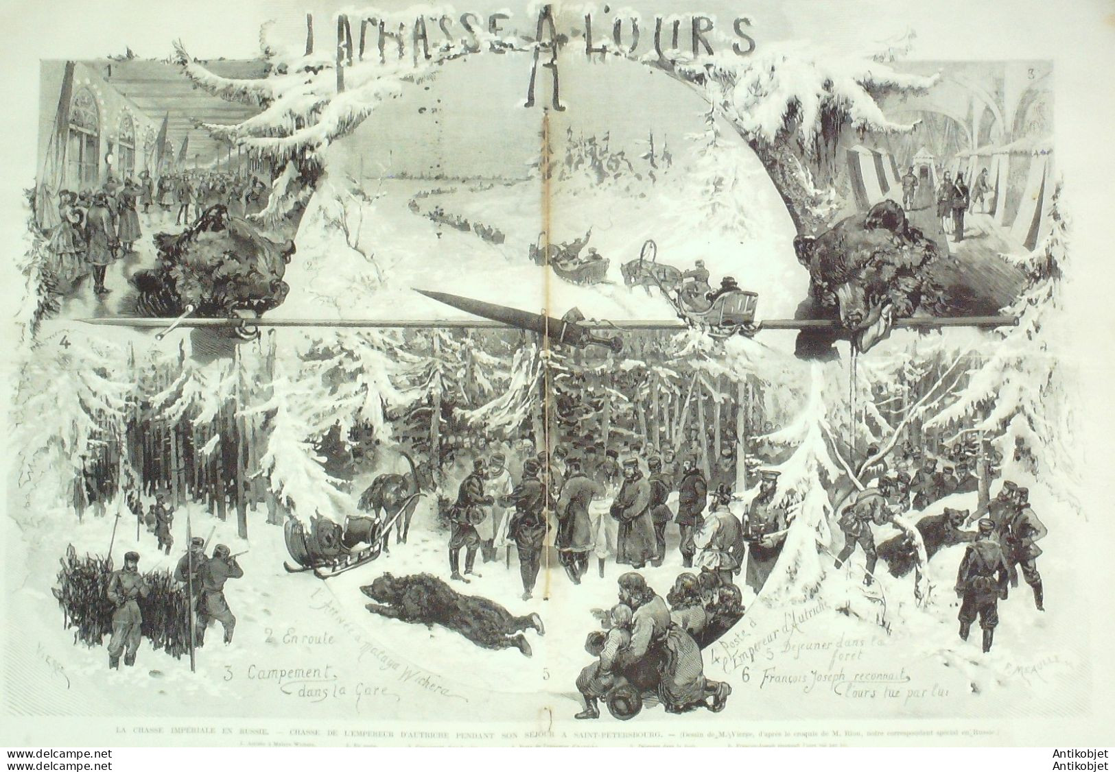 Le Monde Illustré 1874 N°886 Espagne Somorrostro Guerre Carliste Ballon Etoile Polaire - 1850 - 1899