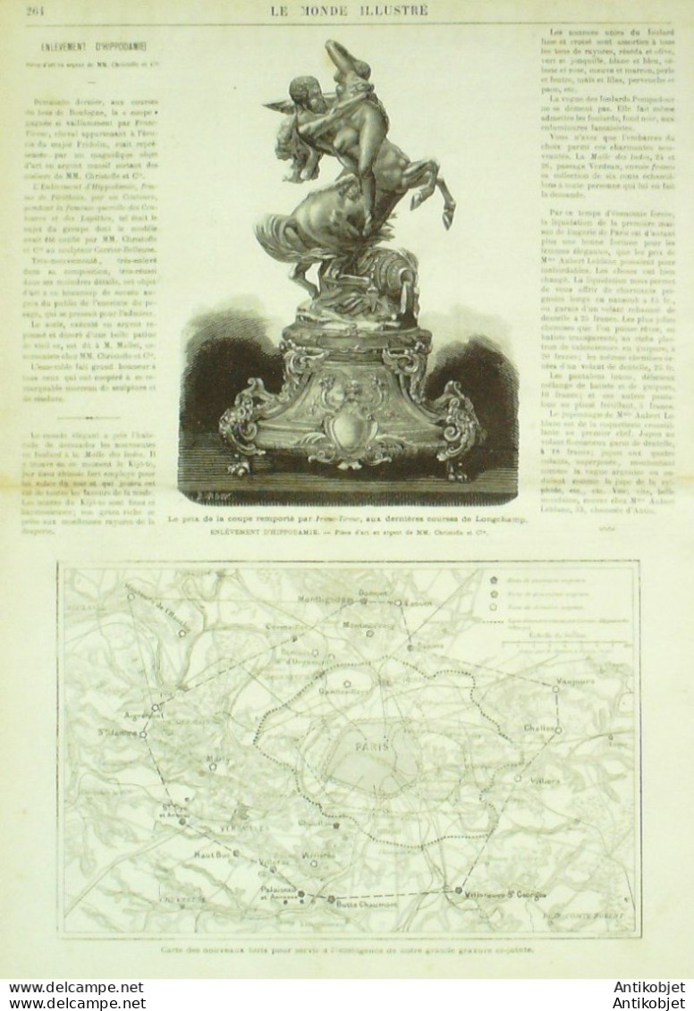 Le Monde Illustré 1874 N°889 Mans Auvours (72) Angleterre Southampton Dr Livingstone - 1850 - 1899