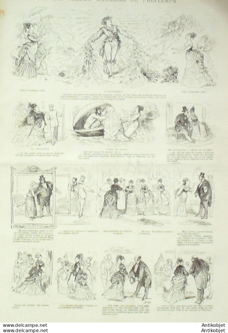 Le Monde Illustré 1874 N°887  Angleterre Portsmouth Sarmatian Espagne Somorrostro - 1850 - 1899