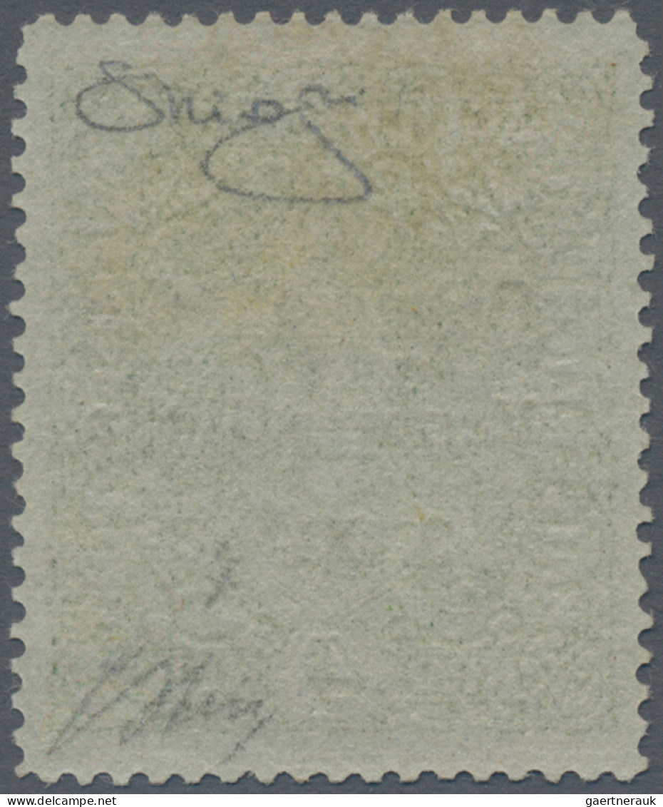Italy - Venezia Giulia: 1918, Austrian 4 K Green Overprinted "Regno D' Italia / - Venezia Julia