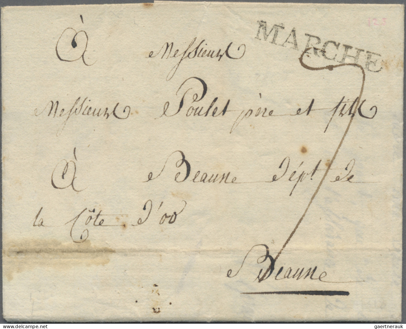 Luxembourg -  Pre Adhesives  / Stampless Covers: 1818/1837, MARCHE, Two Entire L - ...-1852 Voorfilatelie