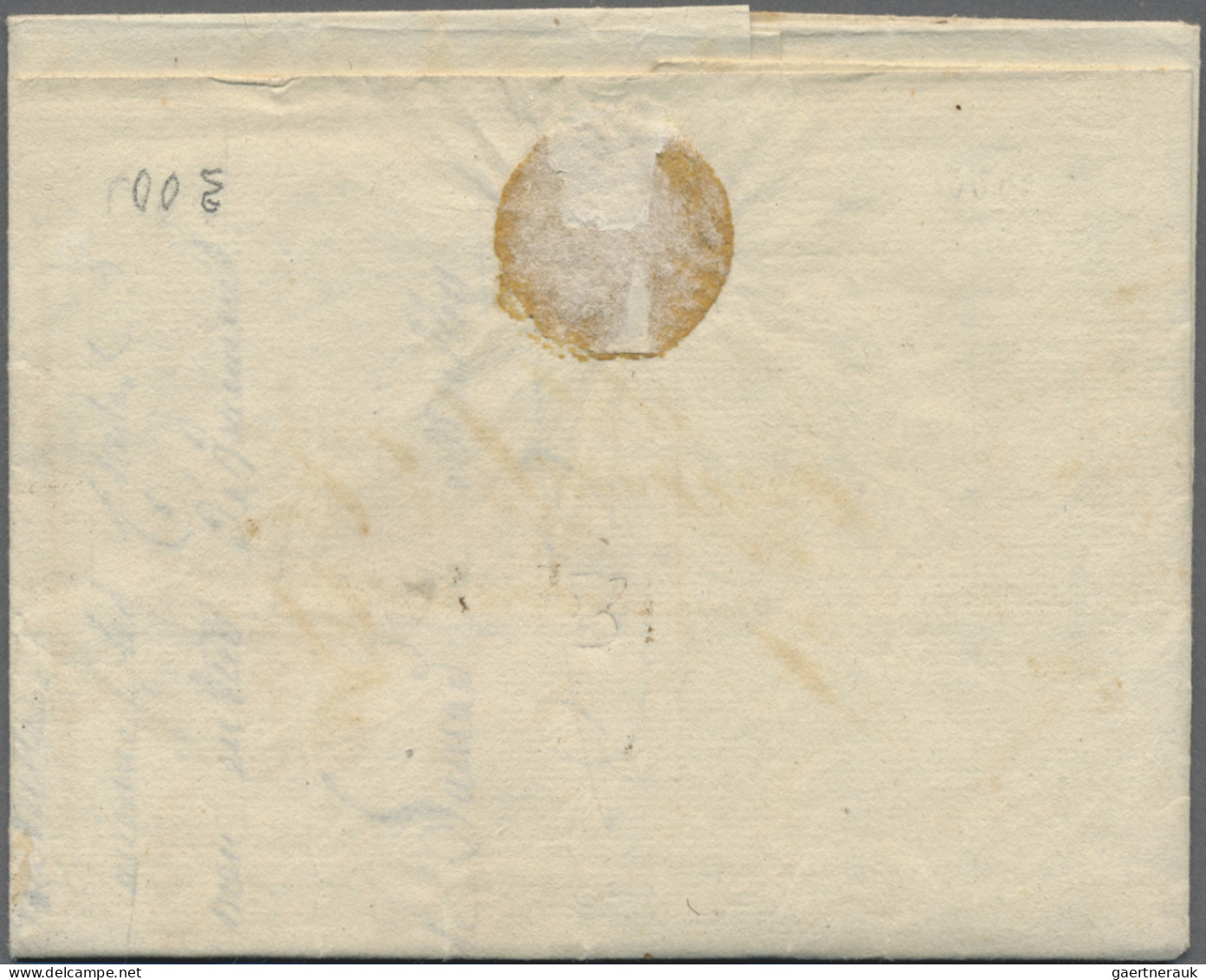 Luxembourg -  Pre Adhesives  / Stampless Covers: 1818/1837, MARCHE, Two Entire L - ...-1852 Vorphilatelie