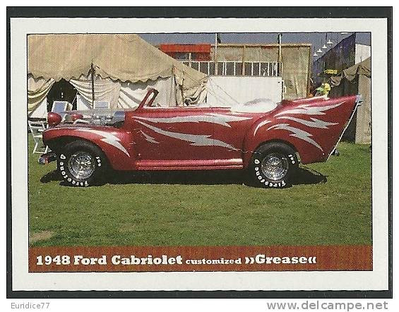 1948 Ford Cabriolet Customized "Greasse" Sticker - Size:70x50 Mm. Aprox. - Collection Of Vintage Cars - Sonstige & Ohne Zuordnung
