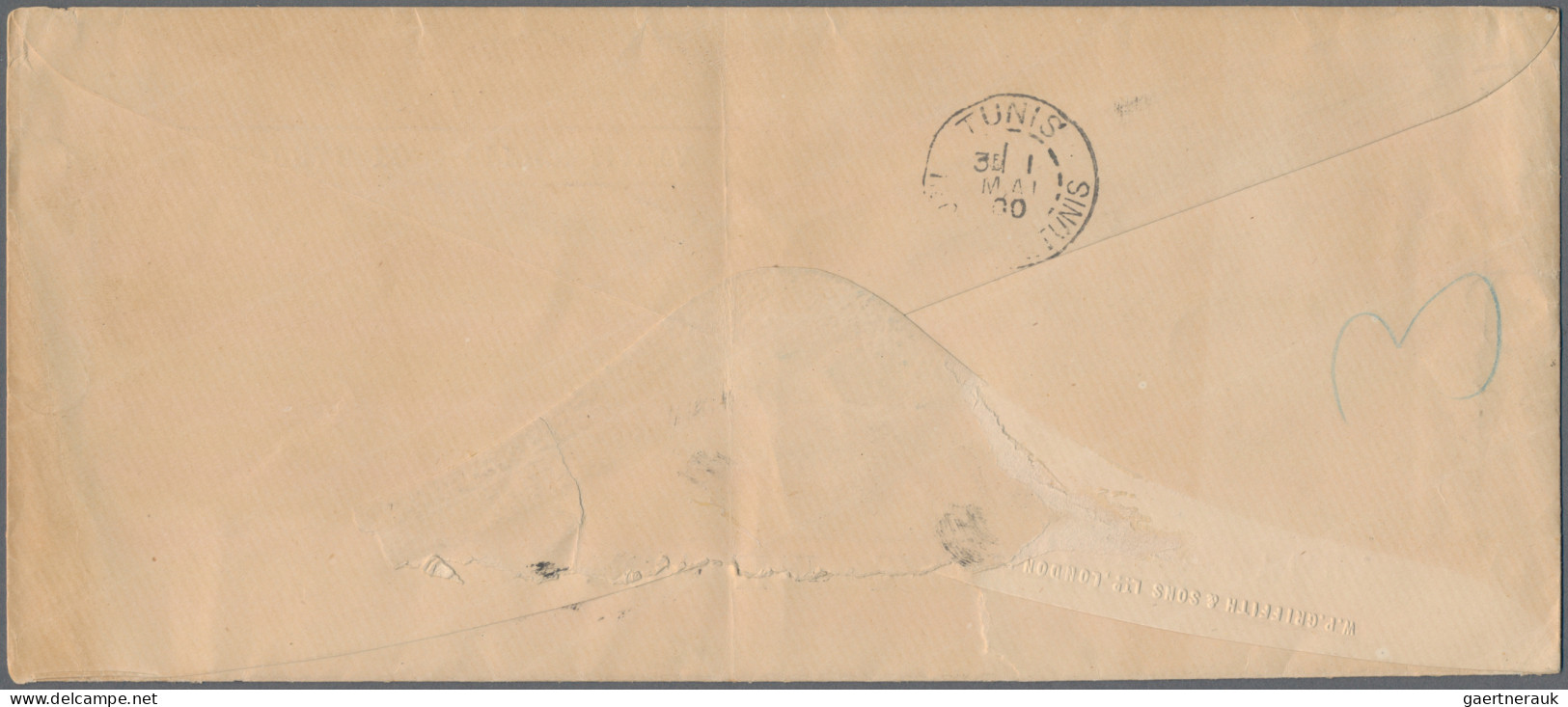 Malta: 1900 Registered Official Envelope Headed "On Her Majesty's Service" Addre - Malte