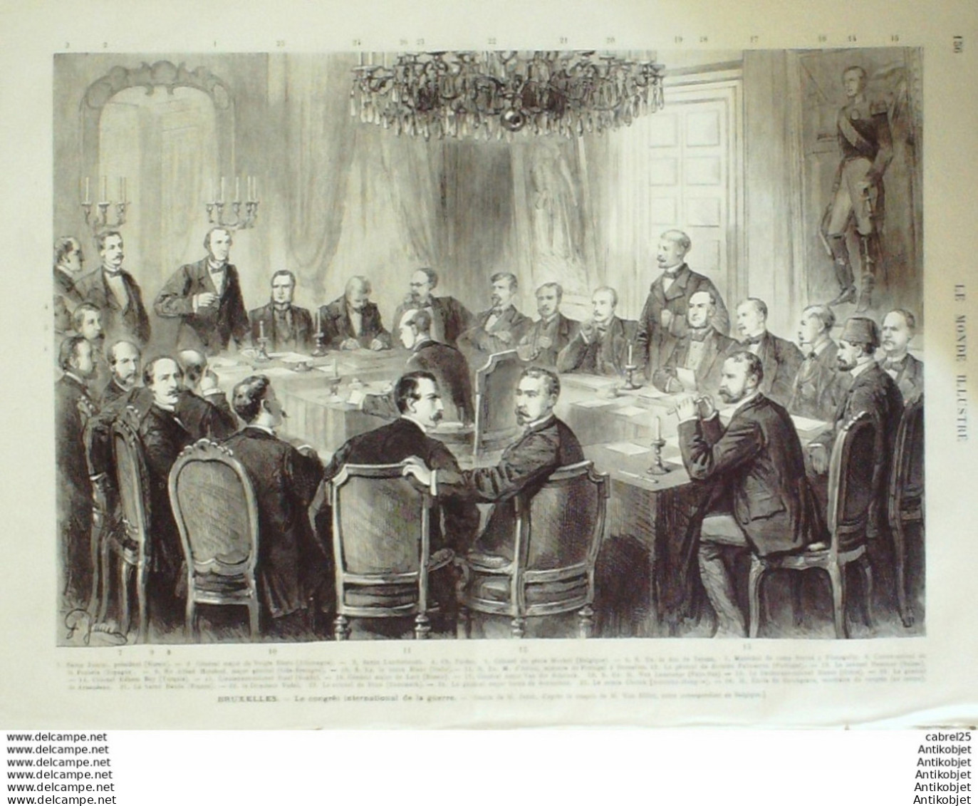 Le Monde Illustré 1874 N°908 Bazeilles (08) Brest (29) Nantes (44) Suède Stockholm Drottwingholm Belqique Bruxelles - 1850 - 1899