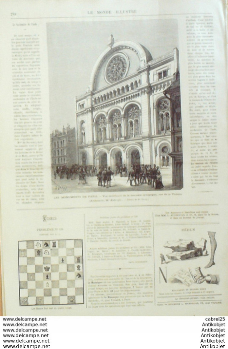 Le Monde Illustré 1874 N°916 Chantilly (60) Espagne Behoble Miquelets Slovénie Cormon Fotis - 1850 - 1899