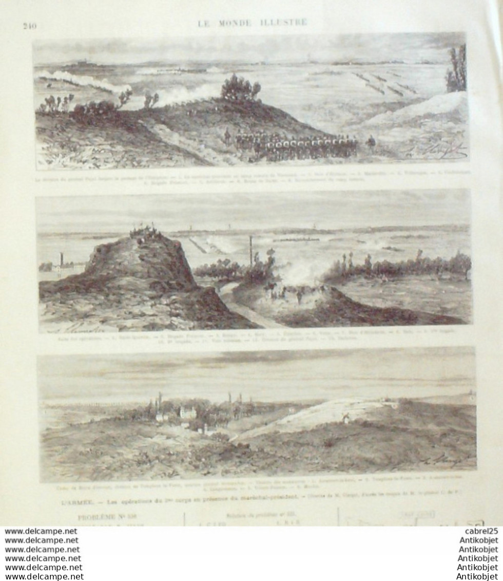 Le Monde Illustré 1874 N°913 Belgique Tournai Suresnes (92) St Jean De Luz (64) Italie Milan Cicita Vecchia - 1850 - 1899