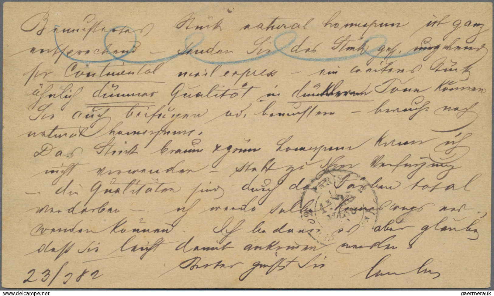 Österreich - Ganzsachen: 1876/1882, 2 Kr Braun Ganzsachenkarte Mit Zusatzfrankat - Andere & Zonder Classificatie