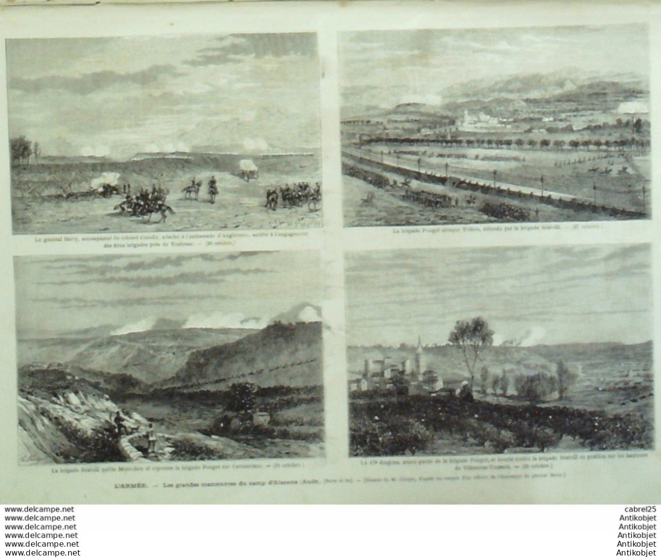 Le Monde Illustré 1874 N°920 St Denis (93) Montmartre Algérie Alger Alzonne (11) Caradoc (64) Angoulême (16) - 1850 - 1899