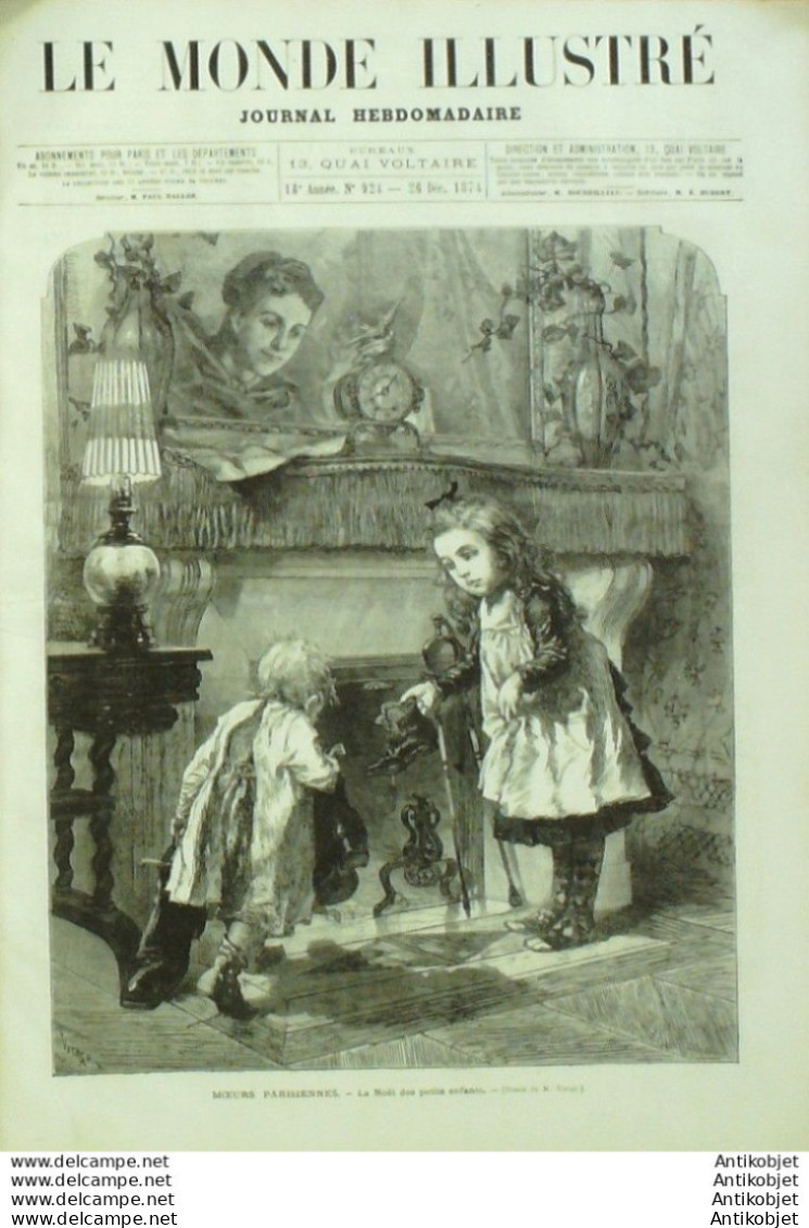 Le Monde Illustré 1874 N°924 Nédélec (29) Berlin Procès D'Arnim Nouvel Opéra - 1850 - 1899